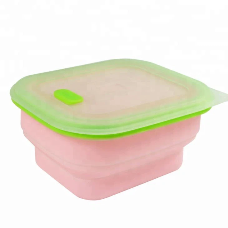Eco Silicone Lid And Box Microwave Refrigerator Use