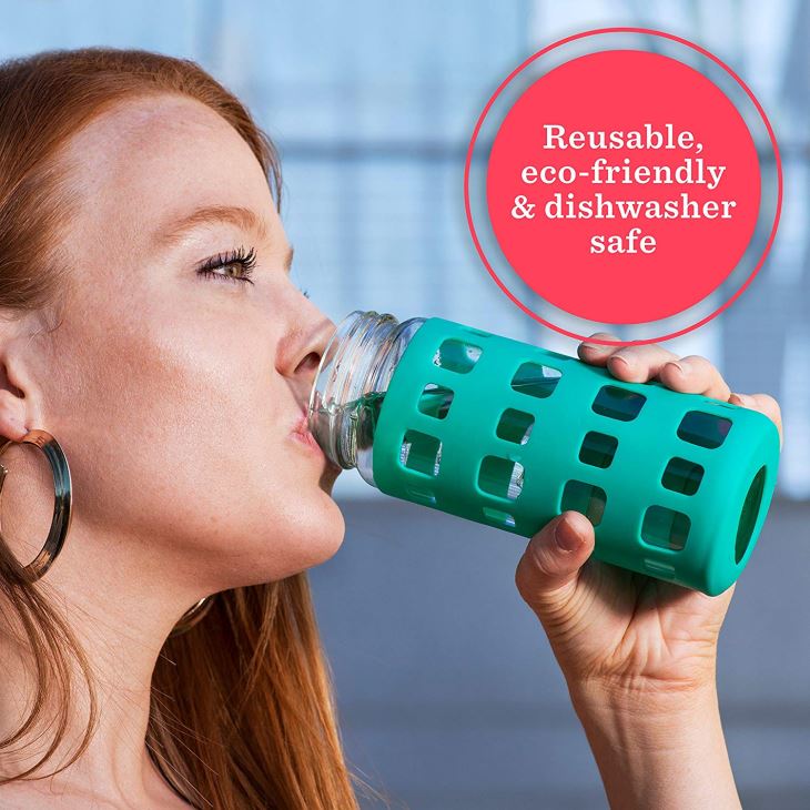 Silicone Glass Bottle Protective Sleeve Insulating Carrier