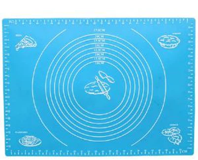 Силіконовий килимок для випічки з вимірювальними ковзанами для кондитерських виробів