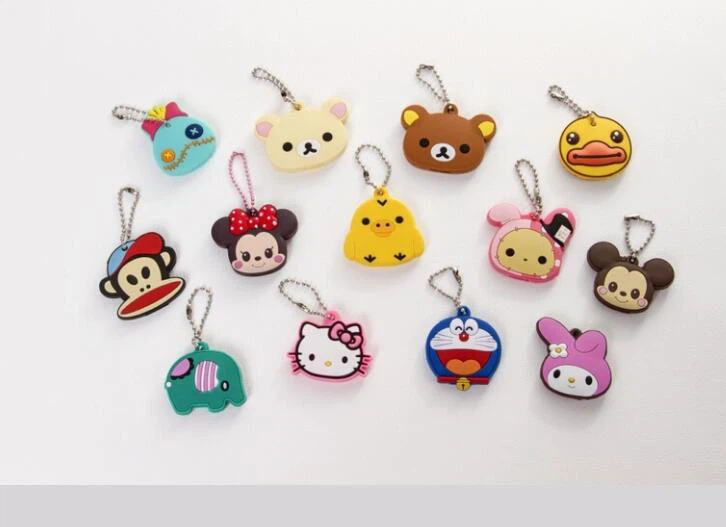 Personalized Soft Pvc Rubber Silicon Car Key Covers/key Cap