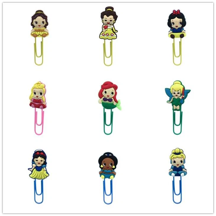 PVC Souvenir Paper Clip Bookmark Designs