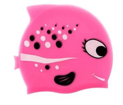 Дитяча силіконова шапочка для плавання з мультфільмом «Риба».