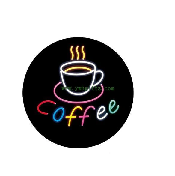 Non-slip Insulation Luminous Silicone Coaster LED Beer Mat