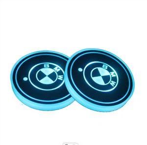 Світлодіодна підставка для скляних підставок Люмінесцентна накладка для чашок, що блимає, світиться підставки для напоїв